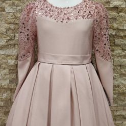 فستان بناتي كم ترتر